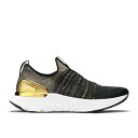 【 NIKE WMNS REACT PHANTOM RUN FLYKNIT 2 PREMIUM 'BLACK METALLIC GOLD' / BLACK WHITE METALLIC GOLD 】 リアクト ラン フライニット プレミアム 黒色 ブラック 白色 ホワイト ゴールド スニーカー レディース ナイキ