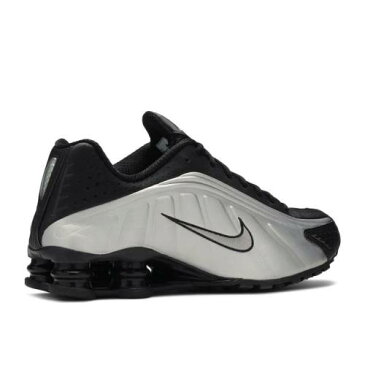 ナイキ NIKE ショックス 黒色 ブラック 灰色 グレー 'BLACK SILVER' スニーカー メンズ 【 SHOX NIKE R4 BLACK METALLIC SILVERWOLF GREY 】