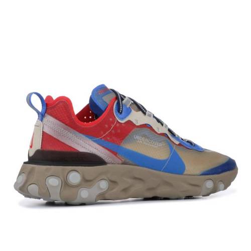 ナイキ NIKE アンダーカバー リアクト エレメント ベージュ 'LIGHT BEIGE' スニーカー メンズ 【 NIKE UNDERCOVER X REACT ELEMENT 87 LIGHT BEIGE CHALK SIGNAL BLUEUNIVERSITY REDBLACKCLASSIC STONE 】