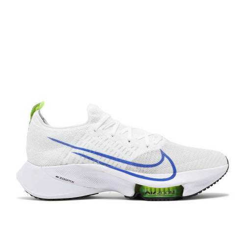 ナイキ NIKE ズーム フライニット 白色 ホワイト 黒色 ブラック 青色 ブルー NEXT% 'WHITE BLUE' スニーカー メンズ 【 NIKE AIR ZOOM TEMPO FLYKNIT RACER WHITE VOLT BLACK BLUE 】