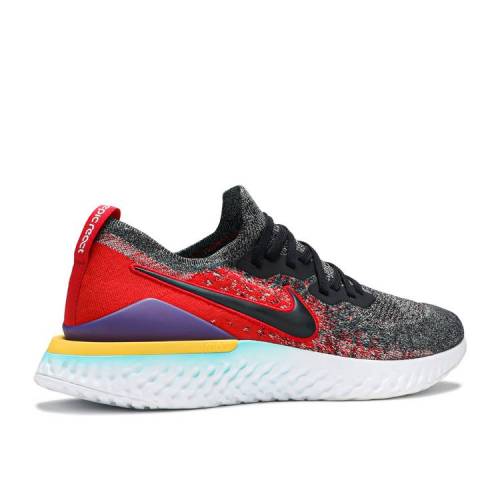 ナイキ NIKE エピック リアクト フライニット 黒色 ブラック 赤 レッド 'BLACK RED' スニーカー メンズ 【 EPIC RED NIKE REACT FLYKNIT 2 UNIVERSITY BLACK BLACKHYPER JADEUNIVERSITY 】