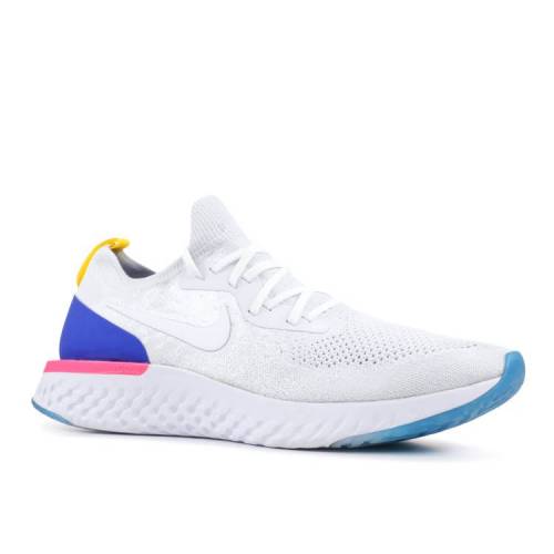 ナイキ NIKE エピック リアクト フライニット 白色 ホワイト ブラスト 'OG' スニーカー メンズ 【 EPIC NIKE REACT FLYKNIT WHITE WHITERACER BLUEPINK BLAST 】