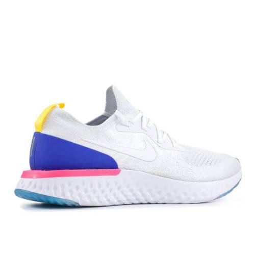 ナイキ NIKE エピック リアクト フライニット 白色 ホワイト ブラスト 'OG' スニーカー メンズ 【 EPIC NIKE REACT FLYKNIT WHITE WHITERACER BLUEPINK BLAST 】