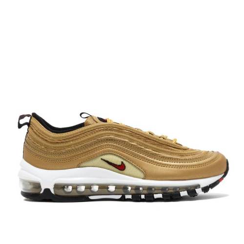 ナイキ マックス ゴールド チーム エアマックス 'METALLIC GOLD' スニーカー レディース 【 NIKE WMNS AIR MAX 97 OG QS / METALLIC GOLD TEAM RED-BLACK-WHITE 】 スニーカー