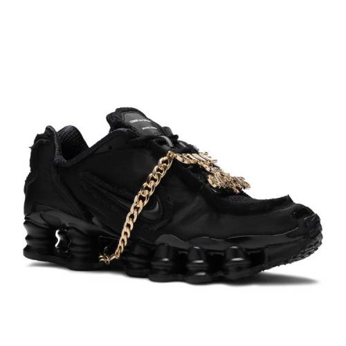 ナイキ NIKE ショックス 黒色 ブラック GARçONS 'BLACK' スニーカー レディース 【 SHOX NIKE COMME DES X WMNS TL BLACK BLACKBLACK 】