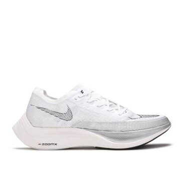 ナイキ NIKE 白色 ホワイト 銀色 シルバー 黒色 ブラック NEXT% 'WHITE SILVER' スニーカー メンズ 【 SILVER NIKE ZOOMX VAPORFLY 2 METALLIC WHITE BLACK 】