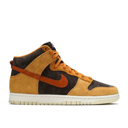 【 NIKE DUNK HIGH PREMIUM 'DARK CURRY' / VELVET BROWN DARK RUSSET DARK 】 ダンク ハイ プレミアム 茶色 ブラウン ダンクハイ スニーカー メンズ ナイキ