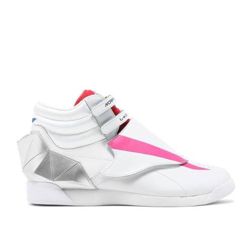 【 REEBOK POWER RANGERS X WMNS FREESTYLE HIGH 'PTERODACTYL ZORD' / WHITE CHARGED PINK VECTOR RED 】 リーボック パワー レンジャース フリースタイル ハイ 白色 ホワイト ピンク 赤 レッド スニーカー レディース