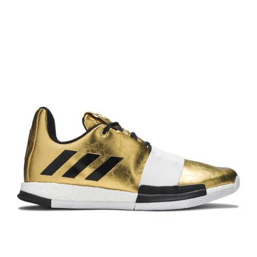 【 ADIDAS HARDEN VOL. 3 'IMMA STAR' / GOLD METALLIC CLOUD WHITE CORE 】 アディダス ハーデン ゴールド 白色 ホワイト コア スニーカー メンズ