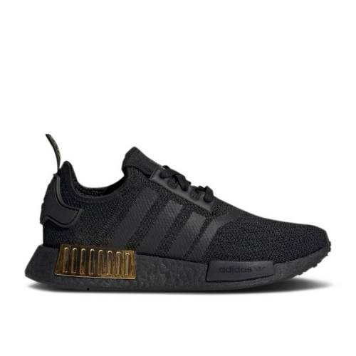 【 ADIDAS WMNS NMD_R1 'BLACK GOLD METALLIC' / CORE BLACK CORE BLACK GOLD 】 アディダス ゴールド コア 黒色 ブラック スニーカー レディースのサムネイル