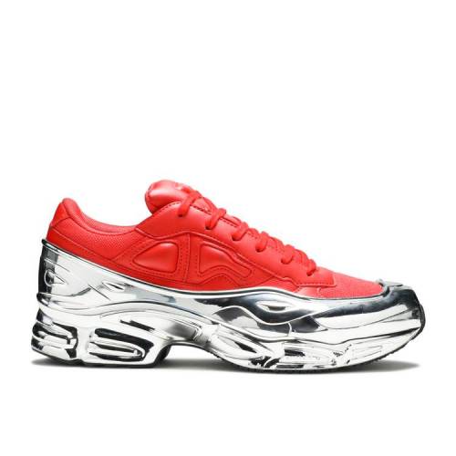【 ADIDAS RAF SIMONS X OZWEEGO 'MIRRORED - RED' / RED SILVER METALLIC SILVER 】 アデ...