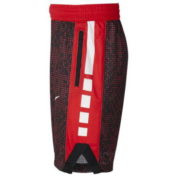 ナイキ NIKE エリート ストライプ ショーツ ハーフパンツ 黒色 ブラック 赤 レッド 白色 ホワイト 【 STRIPE RED NIKE ELITE SHORTS BLACK UNIVERSITY WHITE 】 キッズ ベビー マタニティ ボトムス