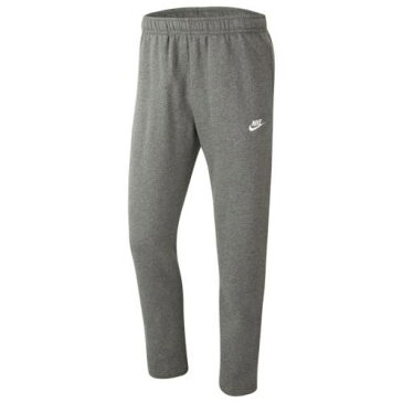 ナイキ NIKE クラブ チャコール ヘザー 白色 ホワイト メンズ 【 HEATHER NIKE OPEN HEM CLUB PANTS CHARCOAL ANTHRACITE WHITE 】