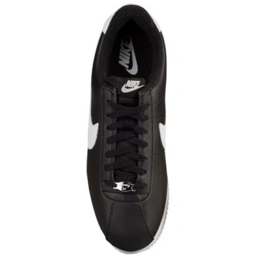 ナイキ NIKE コルテッツ 黒色 ブラック 銀色 シルバー 白色 ホワイト レザー スニーカー 【 SILVER NIKE CORTEZ BLACK METALLIC WHITE LEATHER 】 メンズ スニーカー