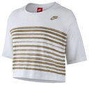 nike ナイキ striped cropped top レディース tシャツ トップス カットソー レディースファッション