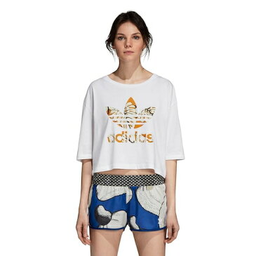 【海外限定】アディダス アディダスオリジナルス adidas originals オリジナルス シャツ レディース farm cropped t