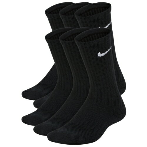 ナイキ NIKE ソックス 靴下 GS(GRADESCHOOL) ジュニア キッズ 6 PACK CUSHIONED CREW SOCKS GSGRADESCHOOL マタニティ タイツ 下 送料無料