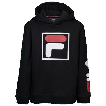 【海外限定】フィラ ロゴ フーディー パーカー gs(gradeschool) ジュニア キッズ fila double hit logo hoodie gsgradeschool