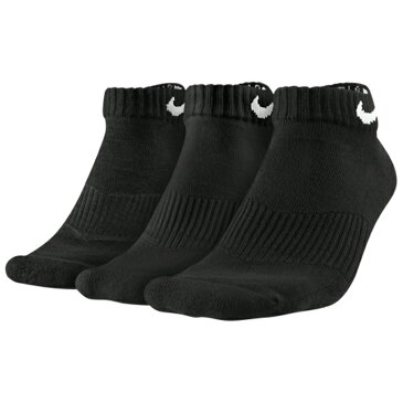 【海外限定】ナイキ ソックス 靴下 メンズ nike 3 pack moisture mgt cushion low cut socks