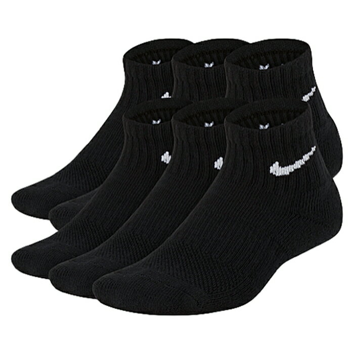 ナイキ NIKE ソックス 靴下 GS(GRADESCHOOL) ジュニア キッズ 6 PACK CUSHIONED QUARTER SOCKS GSGRADESCHOOL 下 タイツ マタニティ 送料無料