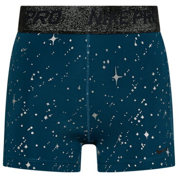 ナイキ NIKE プロ ナイト ショーツ ハーフパンツ WOMENS レディース PRO STARRY NIGHT METALLIC 3 SHORTS フィットネス スポーツ トレーニング アウトドア パンツ