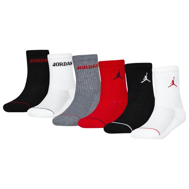 ナイキ ジョーダン JORDAN レジェンド ソックス 靴下 GS(GRADESCHOOL) ジュニア キッズ LEGEND CREW SOCKS 6PACK GSGRADESCHOOL マタニティ 下 タイツ 送料無料