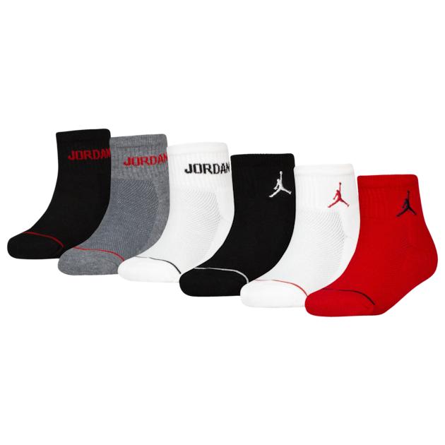 ナイキ ジョーダン JORDAN ジャンプマン ソックス 靴下 GS(GRADESCHOOL) ジュニア キッズ JUMPMAN 6 PACK QUARTER SOCKS GSGRADESCHOOL 下 マタニティ タイツ 送料無料