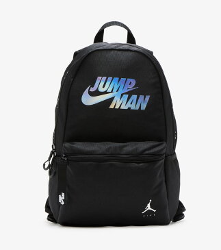 ナイキ ジョーダン ジャンプマン バックパック バッグ リュックサック 黒色 ブラック メンズ 【 JORDAN JUMPMAN BACKPACK BLACK IRIDESCENT 】