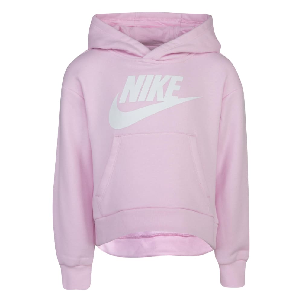 ナイキ クラブ フリース フーディー パーカー ピンク ジュニア キッズ 【 PINK NIKE GIRLS CLUB FLEECE FOAM 】