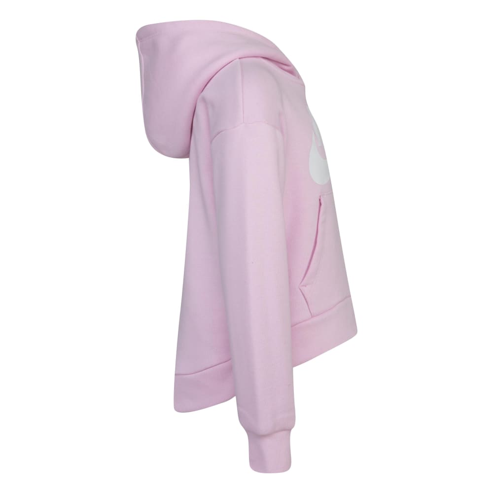 ナイキ クラブ フリース フーディー パーカー ピンク ジュニア キッズ 【 PINK NIKE GIRLS CLUB FLEECE FOAM 】