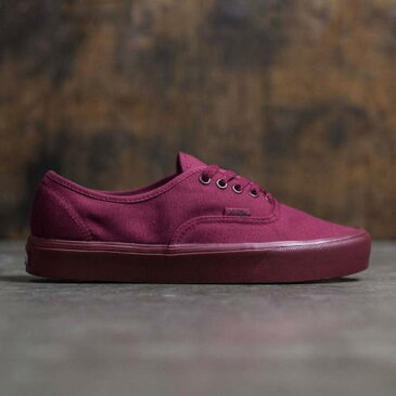 ヴァンズ バンズ オーセンティック ライト スニーカー メンズ 【 VANS MEN AUTHENTIC LITE MONO BURGUNDY CORDOVAN 】