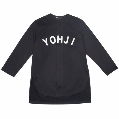 アディダス ベースボール メンズ 【 ADIDAS Y-3 MEN FT YOHJI LETTERS BASEBALL SHIRT (BLACK / OFF WHITE) COLOR 】 メンズファッション トップス