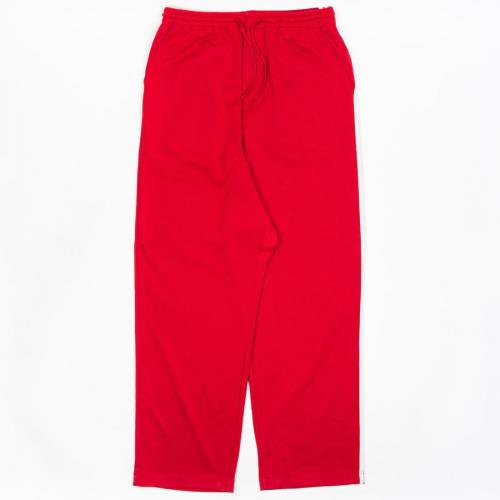 アディダス メンズ 【 ADIDAS Y3 MEN 3STRIPES WIDE PANTS RED CHILI PEPPER UNDYED 】