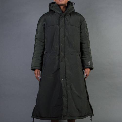 アディダス ナイロン 黒色 ブラック メンズ 【 ADIDAS Y3 MEN NYLON PA COAT OLIVE DARK BLACK 】