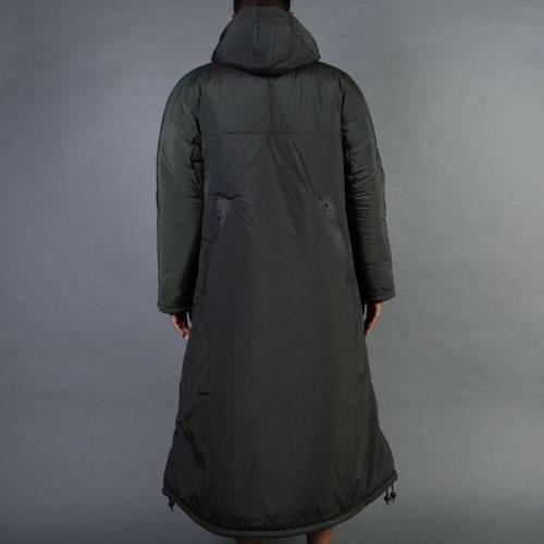 アディダス ナイロン 黒色 ブラック メンズ 【 ADIDAS Y3 MEN NYLON PA COAT OLIVE DARK BLACK 】