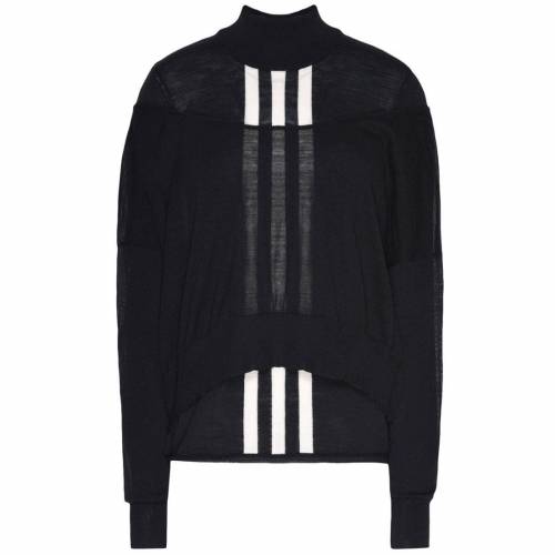 アディダス クロップ トレーナー レディース 【 CROP ADIDAS Y3 WOMEN LAYERED KNITTED SWEATER BLACK 】