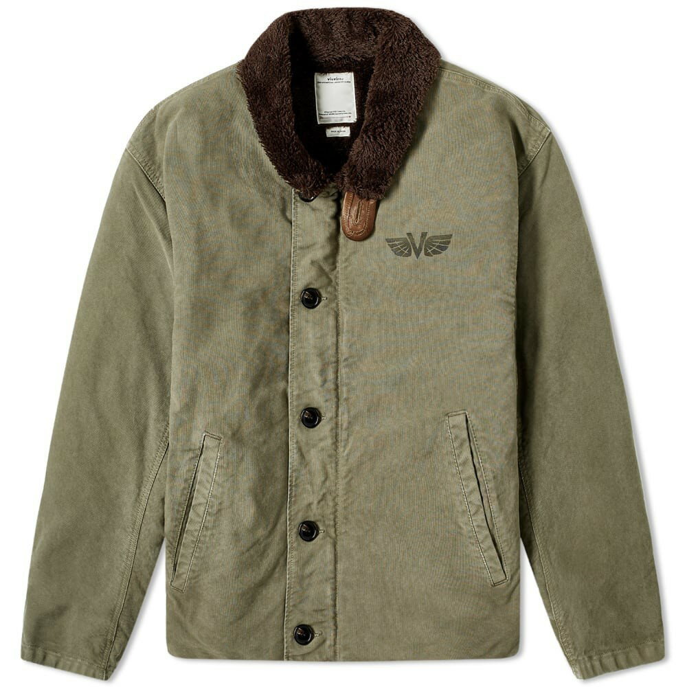 VISVIM オリーブ 【 OLIVE VISVIM DECKHAND JACKET 】 メンズファッション コート ジャケット