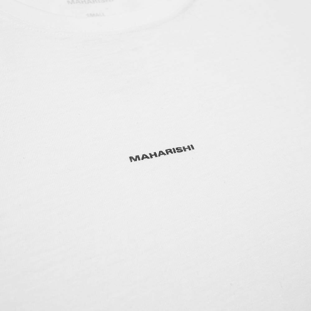 MAHARISHI クラシック ロゴ Tシャツ メンズファッション トップス カットソー メンズ 【 Classic Logo Hemp Tee 】 White