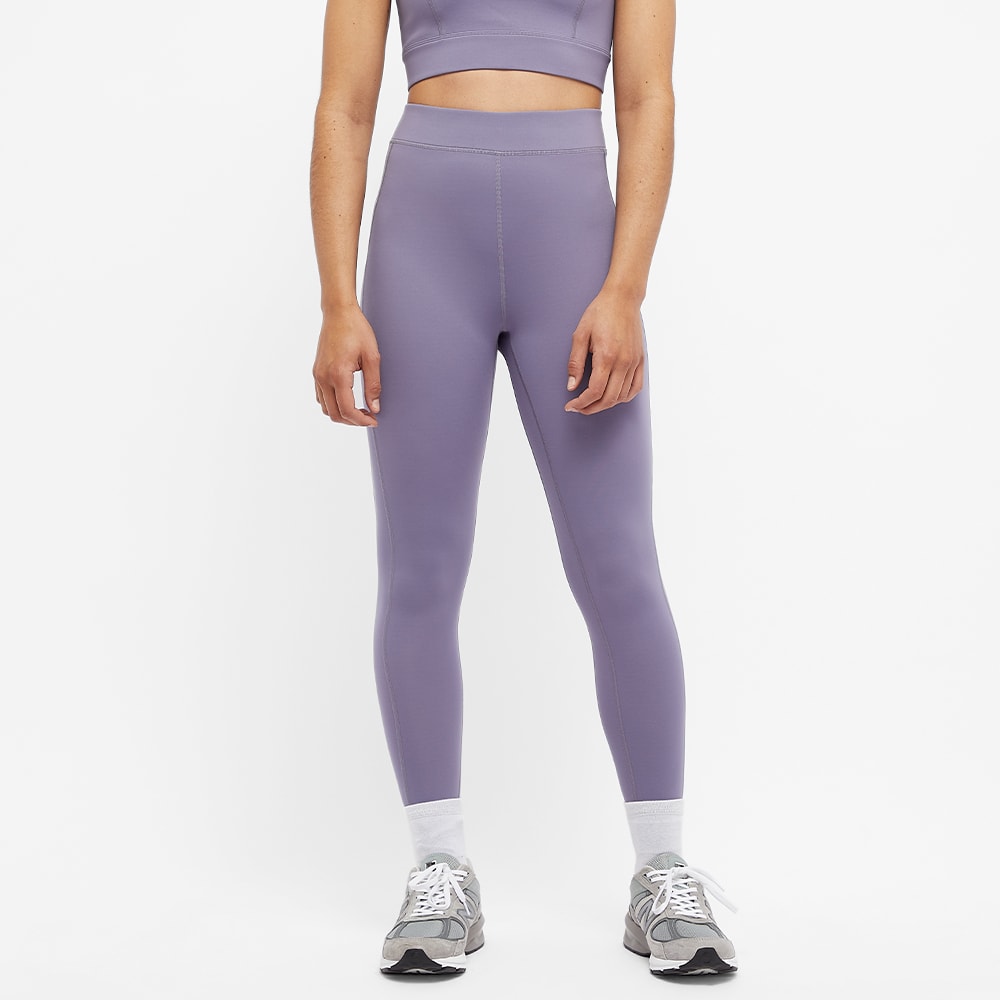 レギンス タイツ 紫 パープル レディース 【 PURPLE VAARA SPORTS LEGGINGS 】
