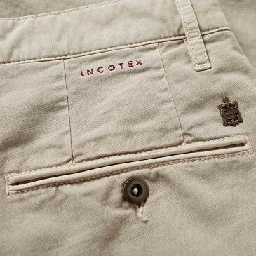 INCOTEX サマー チノ 【 SUMMER INCOTEX SKINNY FIT UNIFORM CHINO STONE 】 メンズファッション ズボン パンツ