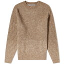 アレキサンダーワン クルー スウェット スウェットトレーナー レディース 【 ALEXANDER WANG ALEXANDER WANG WIDE RIB CREW SWEAT / DARK OATMEAL MELANGE 】 レディースファッション トップス ニット セーター