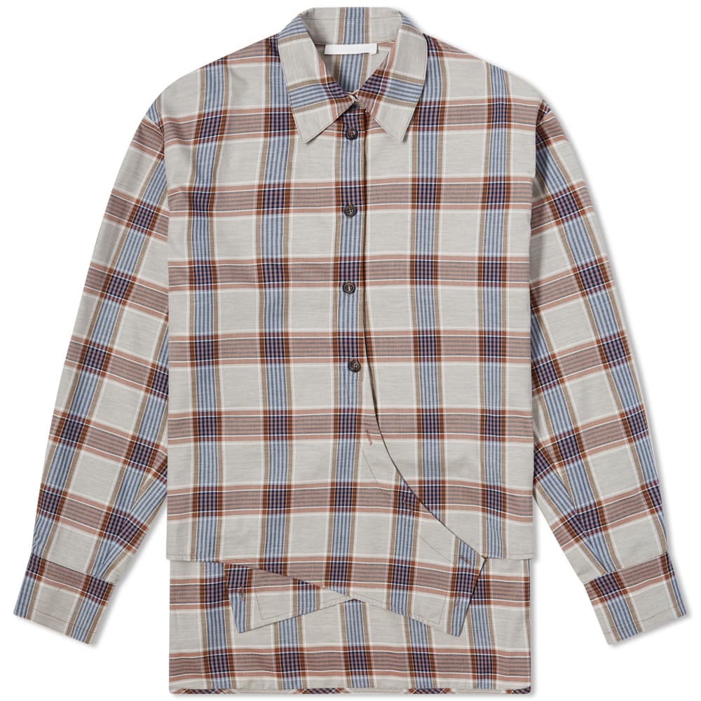 クラシック レディース 【 LOW CLASSIC LOW CLASSIC CHECKED SIDE BUTTON SHIRT / CHECK 】 レディースファッション トップスのサムネイル