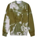 オフホワイト ネクタイ クルー スウェット レディース 【 OFF-WHITE TIE DYE CREW NECK SWEAT / MILITARY 】 レディースファッション トップス トレーナー