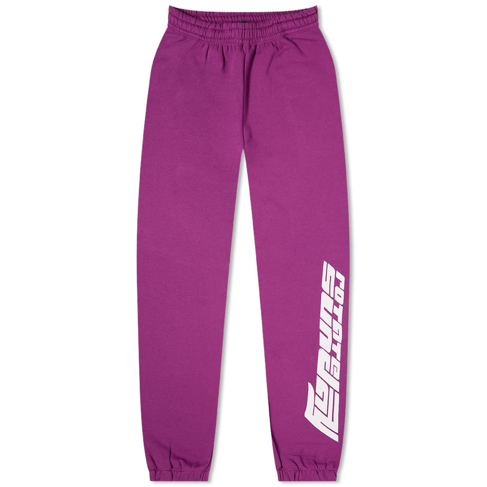 ロゴ スウェット パンツ レディース 【 ROTATE SUNDAY LOGO SWEAT PANT / SPARKLING GRAPE 】 レディースファッション ボトムス