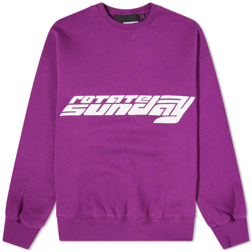 ロゴ クルー スウェット スウェットトレーナー レディース 【 ROTATE SUNDAY LOGO CREW SWEAT / SPARKLING GRAPE 】 レディースファッション トップス ニット セーター