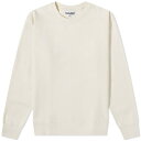 ガニー クルー スウェット スウェットトレーナー レディース 【 GANNI DROP SHOULDER CREW SWEAT / EGRET 】 レディースファッション トップス