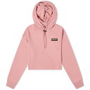 ナパピリ クロップ フーディー パーカー ピンク レディース 【 NAPAPIJRI CENEPA CROP HOODIE / PINK LULU 】 レディースファッション トップス