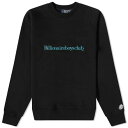 クラブ ロゴ クルー スウェット 黒色 ブラック ビリオネアボーイズクラブ スウェットトレーナー メンズ 【 BILLIONAIRE BOYS CLUB BILLIONAIRE BOYS CLUB SERIF LOGO CREW SWEAT / BLACK 】 メンズファッション ト