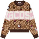 【★スーパーSALE★12/11深夜2時迄】トレーナー 茶色 ブラウン ハローキティー レディース 【 GCDS HELLO KITTY BOXY SWEATER / BROWN 】 レディースファッション トップス ニット セーター