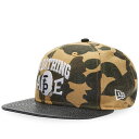 AxCVOGCv Lbv Lbv Xq F CG[ j[G Y y A BATHING APE A BATHING APE X NEW ERA 1ST CAMP 9FIFTY CAP / YELLOW z obO YLbv Xq